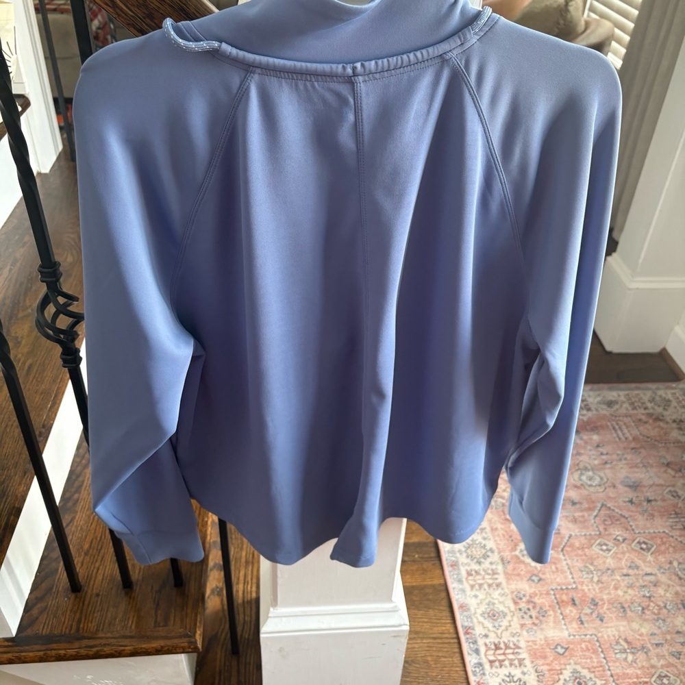 Avia light blue athletic pull over long sleeve top large - Picture 4 of 5